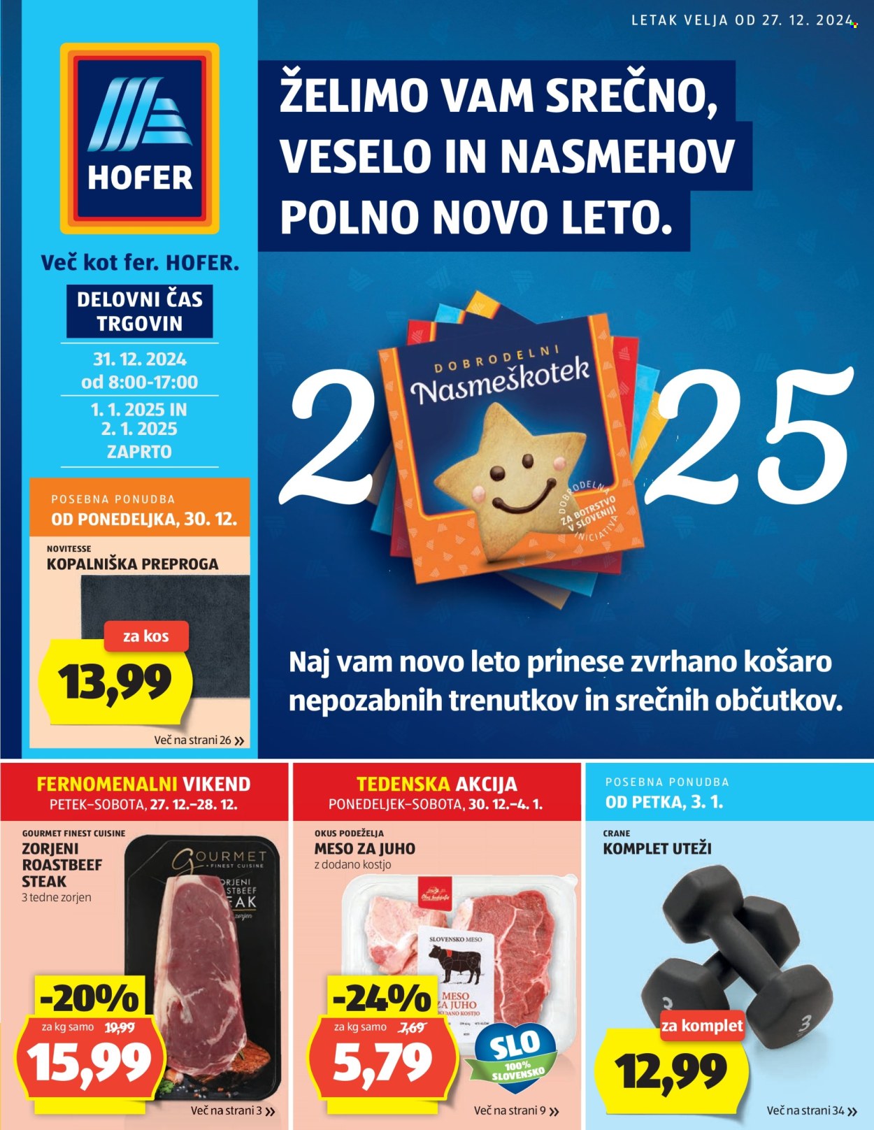 Hofer katalog - 27.12.2024 - 4.1.2025. Stran 1