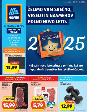 Hofer katalog - 27.12.2024 - 4.1.2025.
