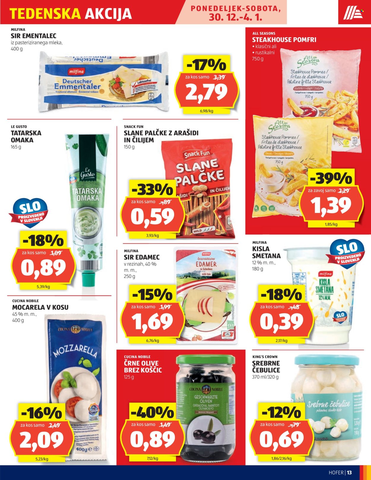 Hofer katalog - 27.12.2024 - 4.1.2025. Stran 13