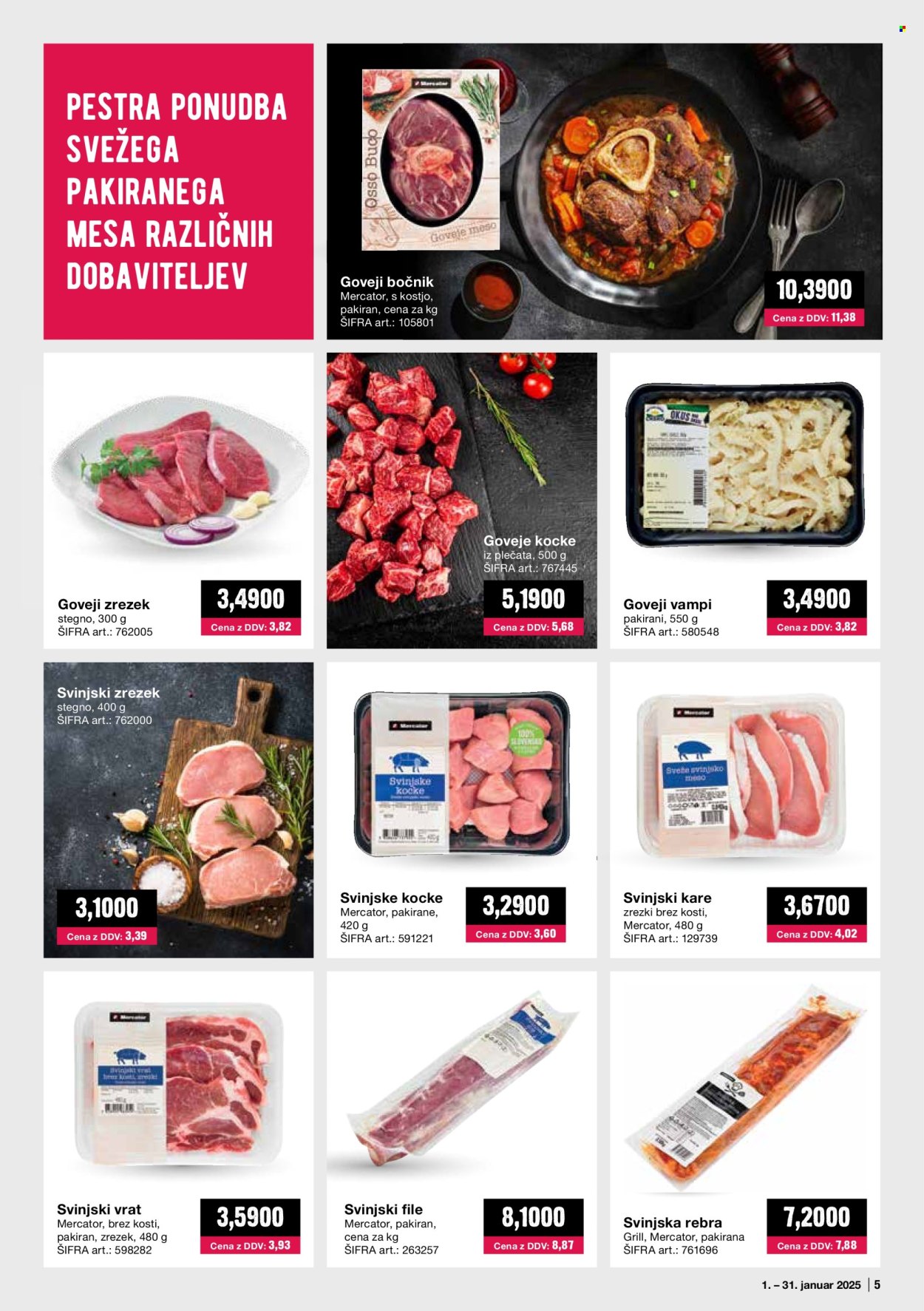 Mercator Cash & Carry katalog - 6.1.2025 - 31.1.2025. Stran 5