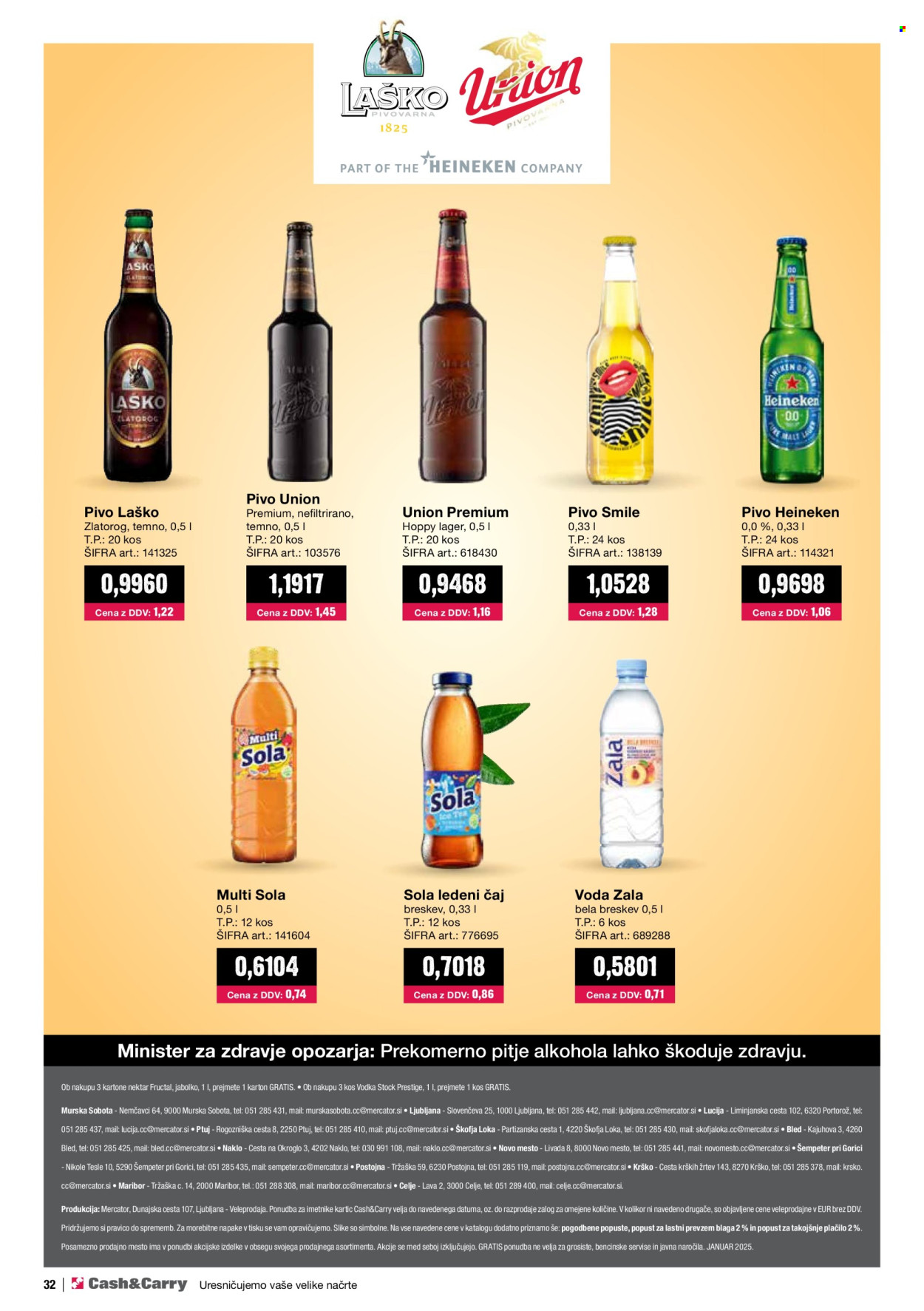 Mercator Cash & Carry katalog - 6.1.2025 - 31.1.2025. Stran 32