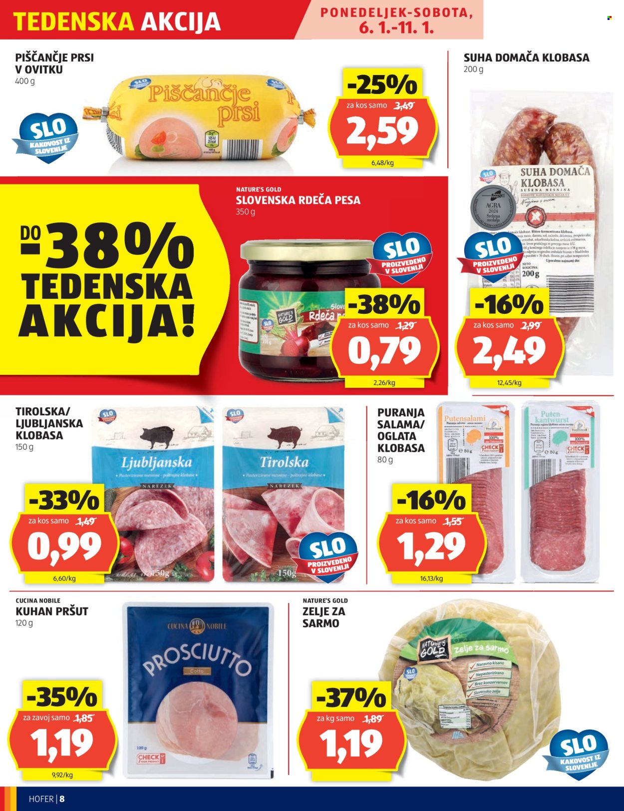 Hofer katalog - 3.1.2025 - 11.1.2025. Stran 8