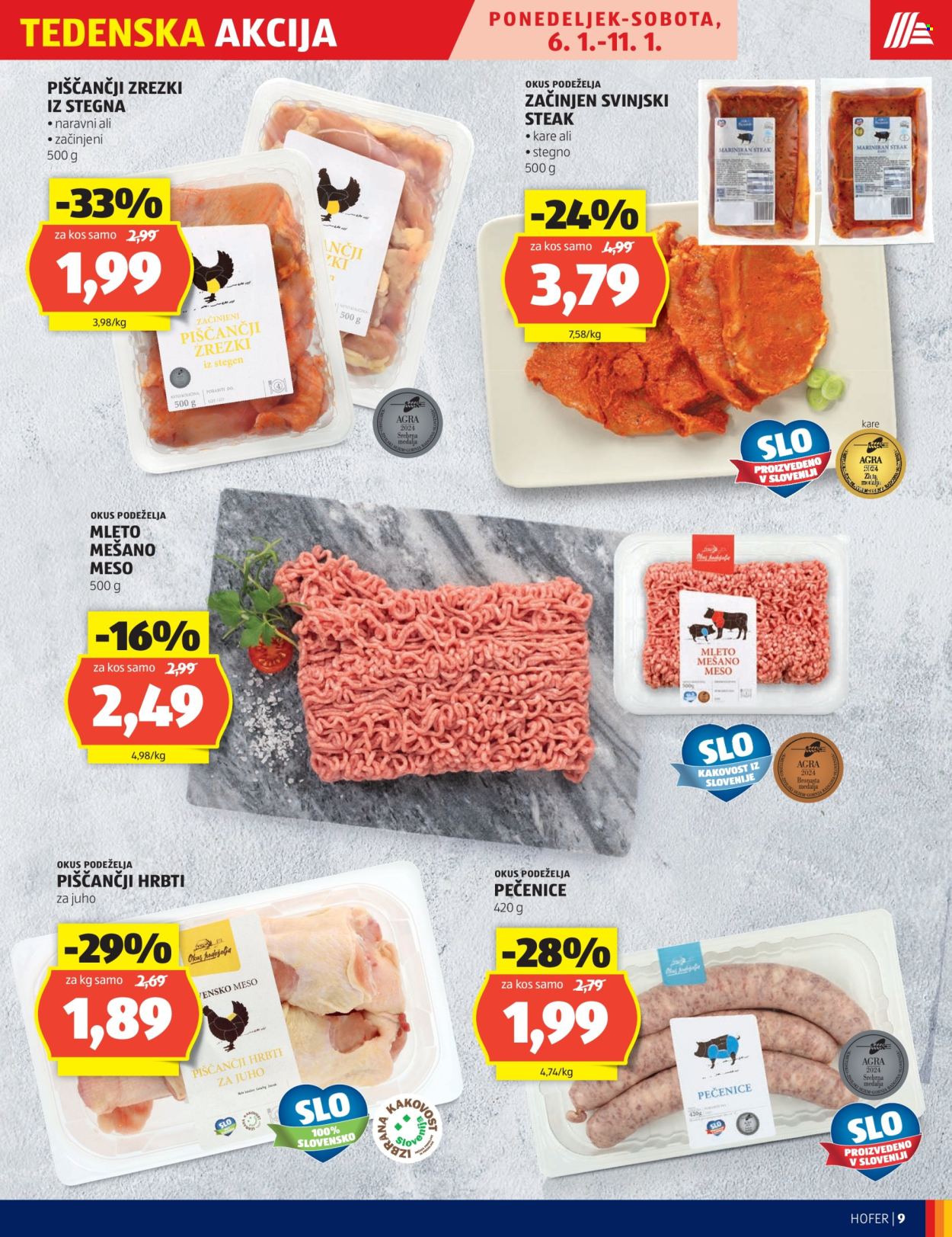 Hofer katalog - 3.1.2025 - 11.1.2025. Stran 9