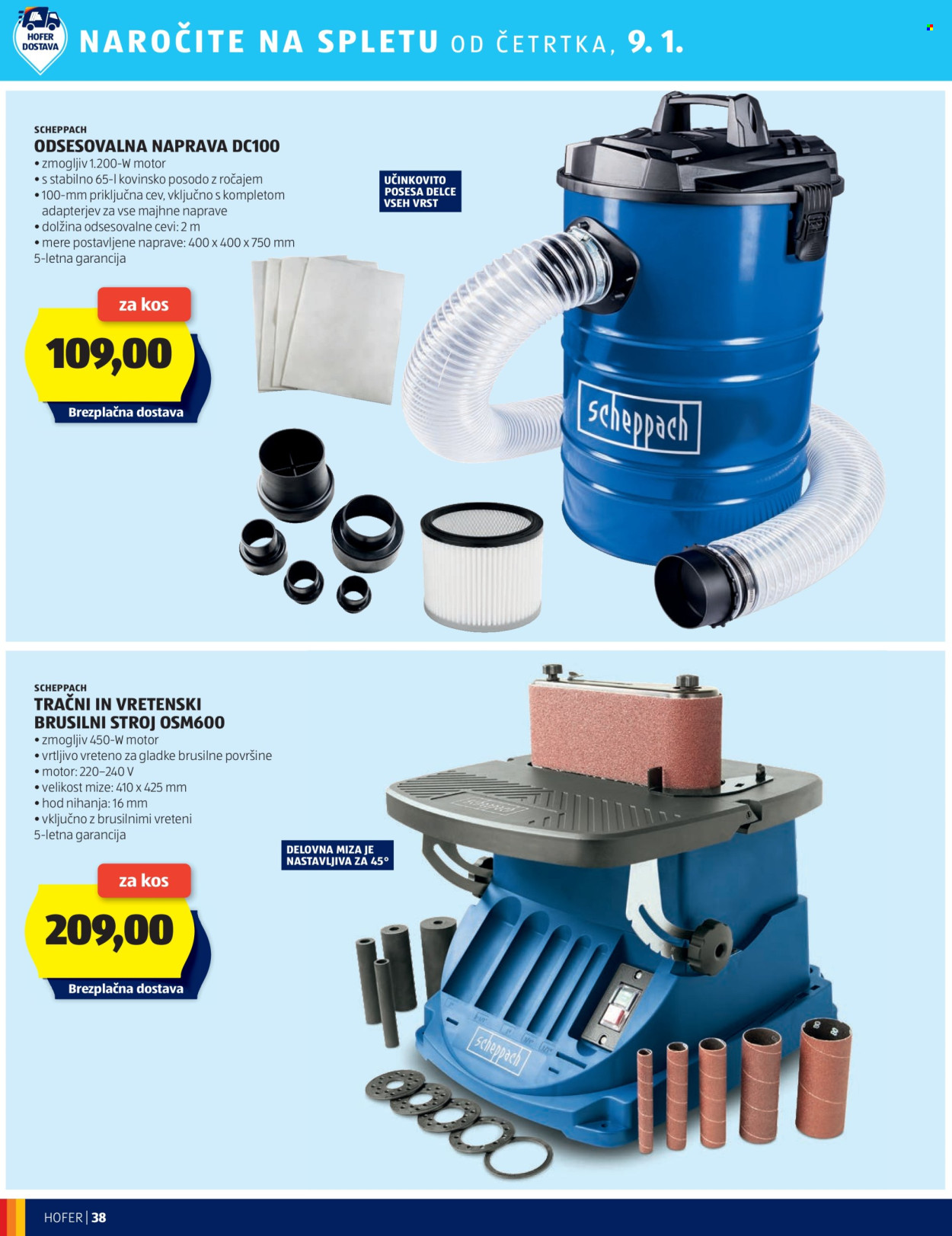 Hofer katalog - 3.1.2025 - 11.1.2025. Stran 38