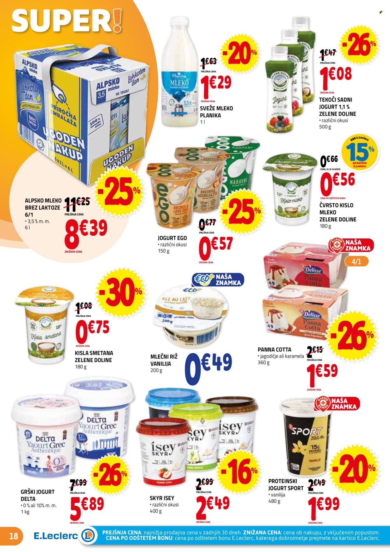 E.Leclerc katalog - 7.1.2025 - 18.1.2025. Stran 18