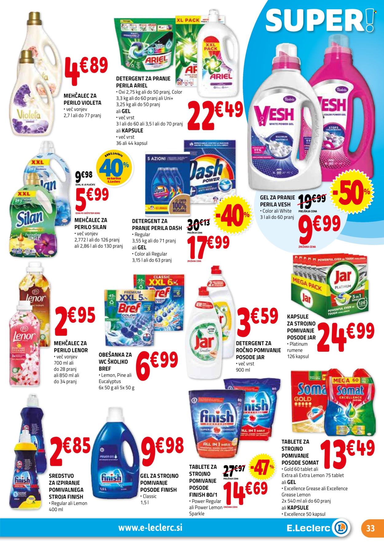E.Leclerc katalog - 7.1.2025 - 18.1.2025. Stran 33