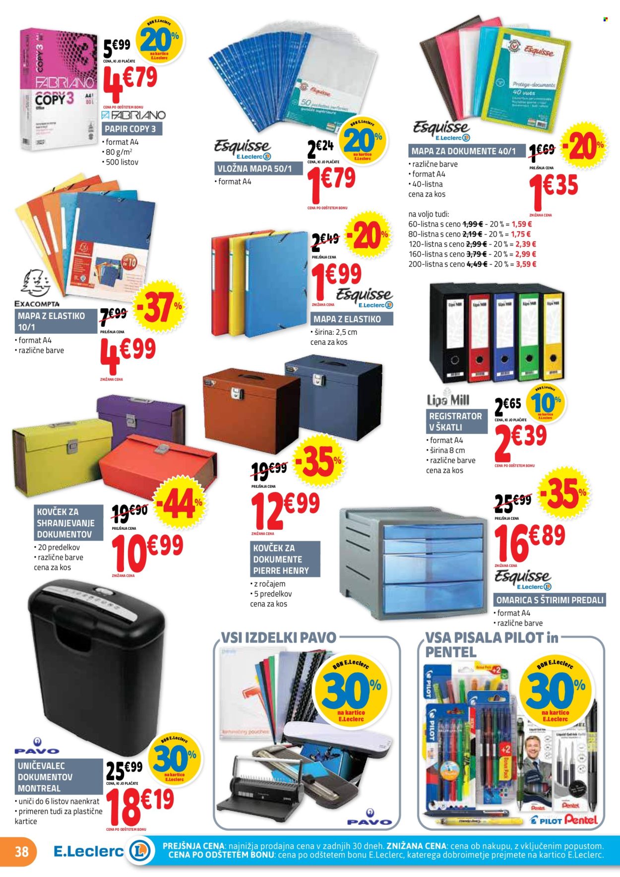E.Leclerc katalog - 7.1.2025 - 18.1.2025. Stran 38