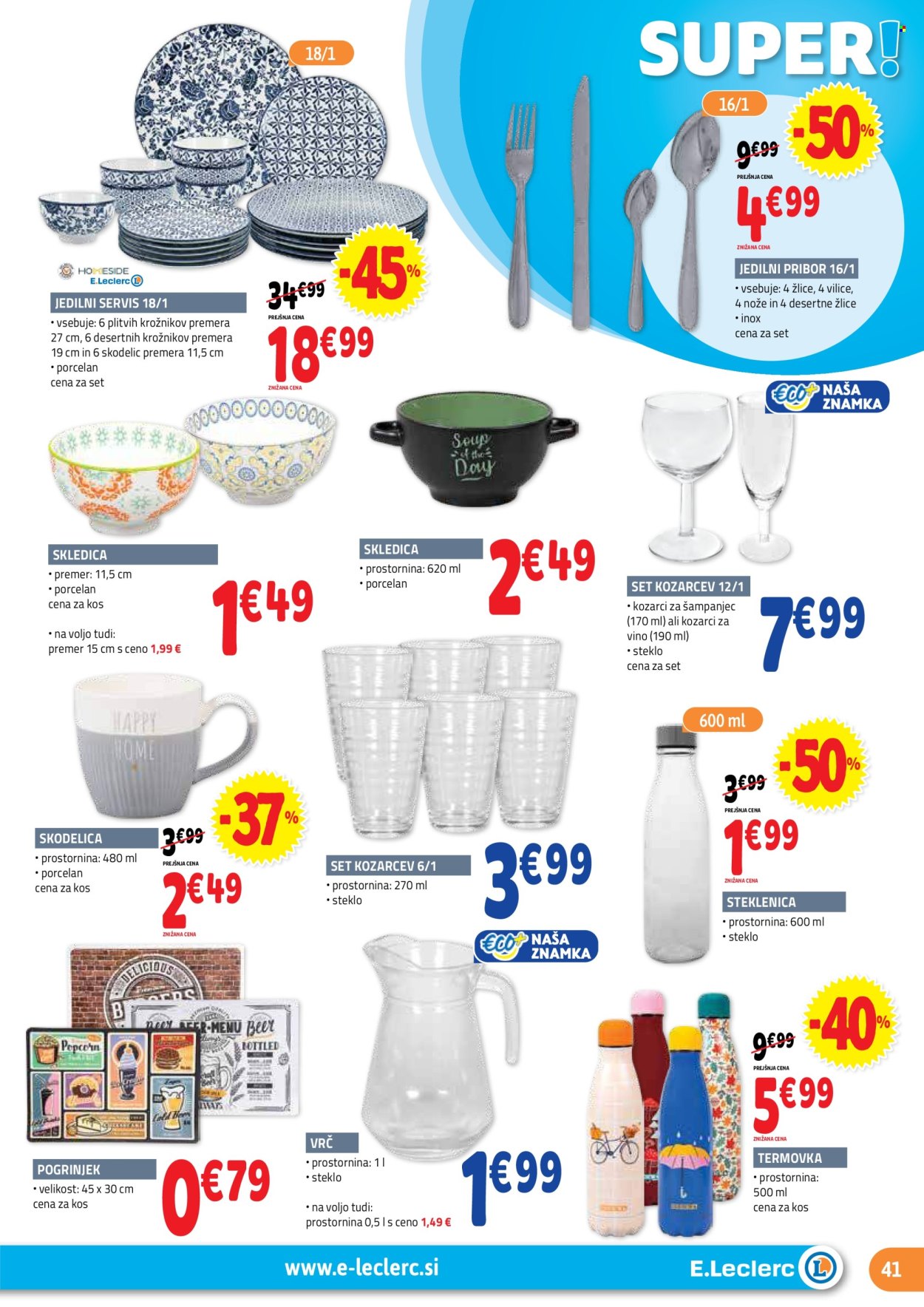 E.Leclerc katalog - 7.1.2025 - 18.1.2025. Stran 41