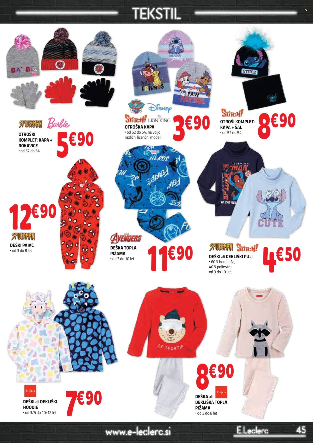 E.Leclerc katalog - 7.1.2025 - 18.1.2025. Stran 45