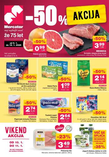 Mercator katalog - 9.1.2025 - 15.1.2025.