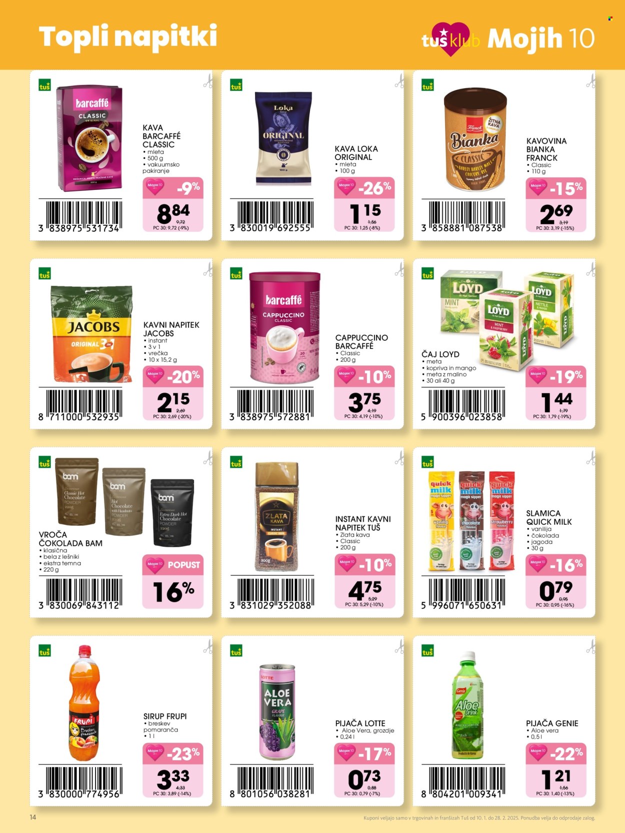 Tuš katalog - 10.1.2025 - 8.2.2025. Stran 14