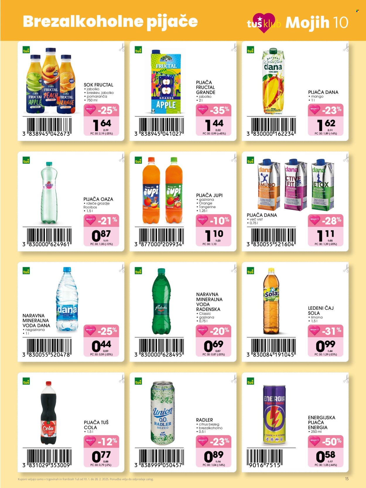 Tuš katalog - 10.1.2025 - 8.2.2025. Stran 15