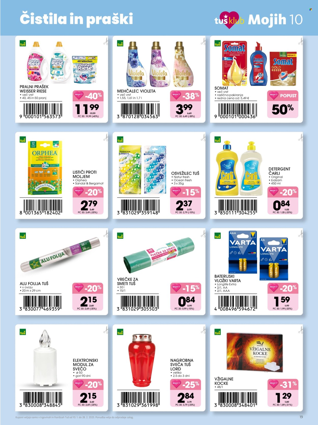 Tuš katalog - 10.1.2025 - 8.2.2025. Stran 19