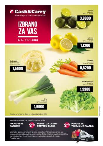 Mercator Cash & Carry katalog - 6.1.2025 - 11.1.2025.