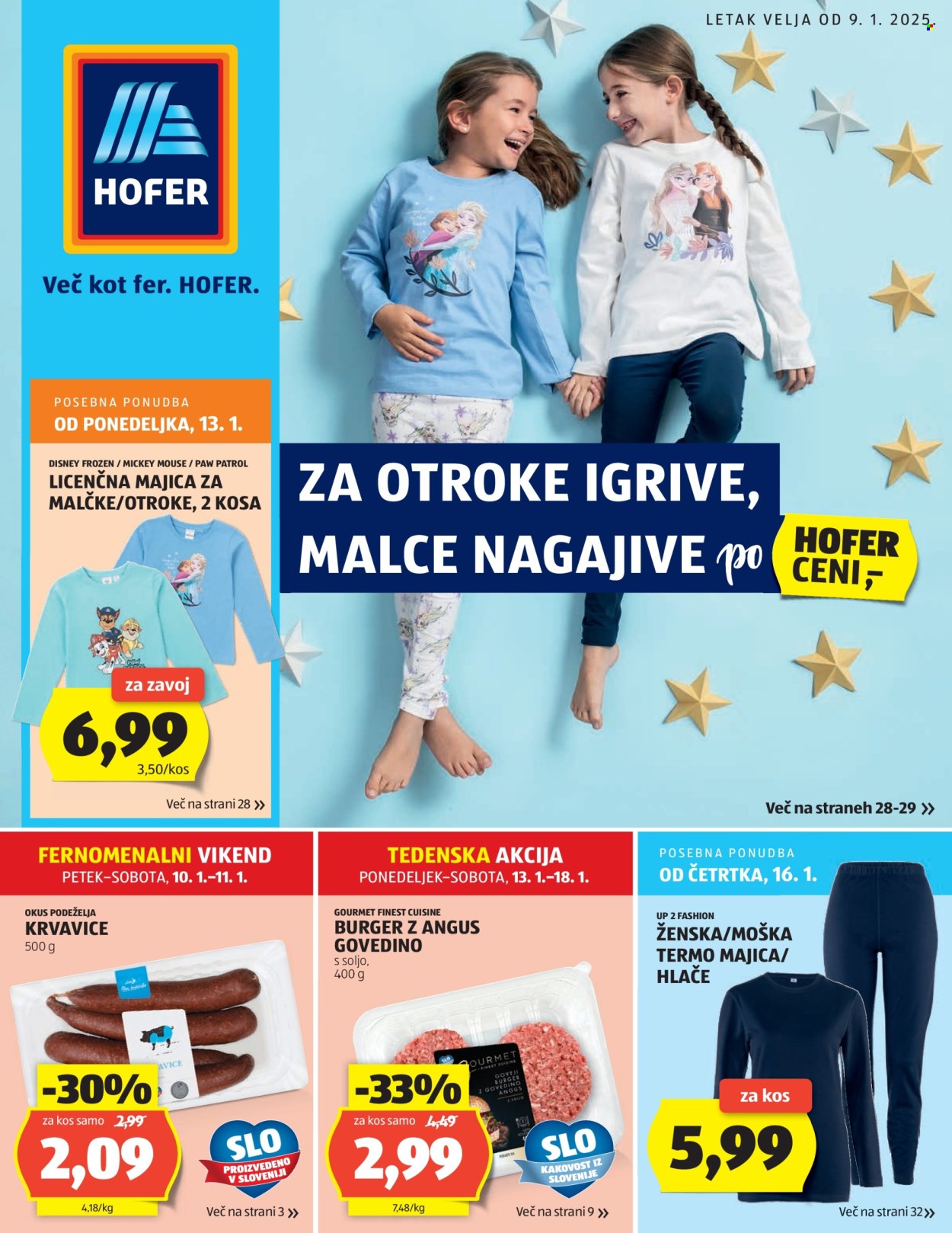 Hofer katalog - 9.1.2025 - 18.1.2025. Stran 1