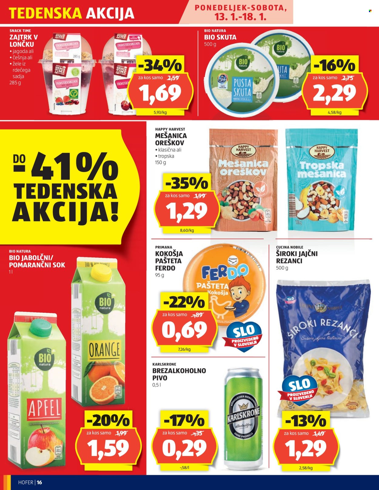 Hofer katalog - 9.1.2025 - 18.1.2025. Stran 16