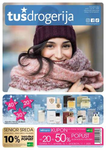 Tuš Drogeria katalog - 8.1.2025 - 18.1.2025.