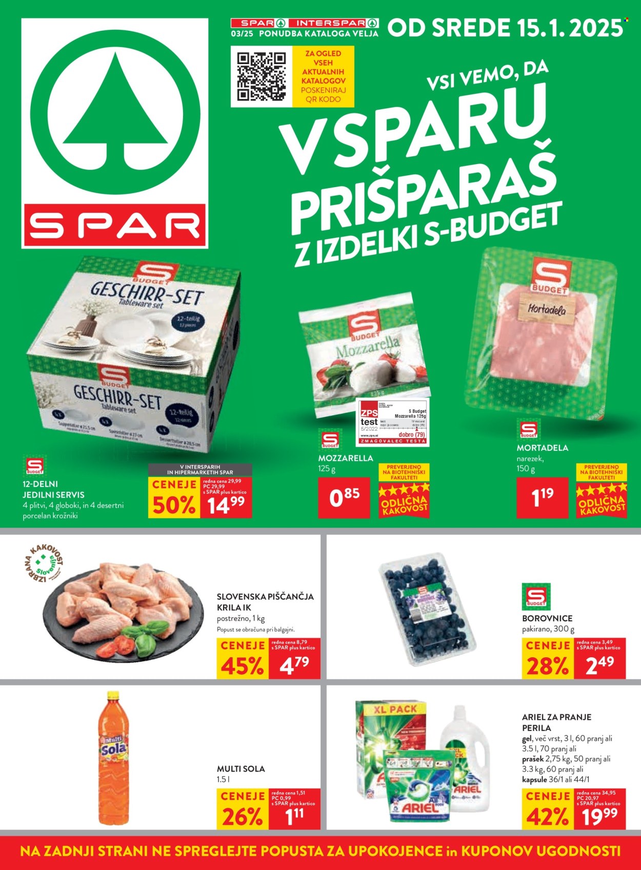 SPAR katalog - 15.1.2025 - 28.1.2025. Stran 1