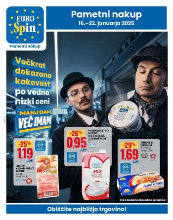 EuroSpin katalog - 16.1.2025 - 22.1.2025.