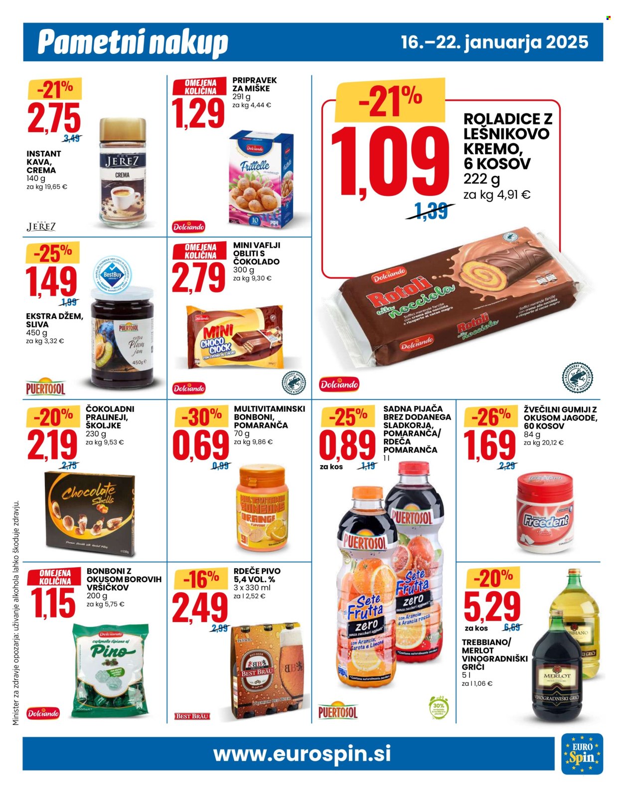 EuroSpin katalog - 16.1.2025 - 22.1.2025. Stran 9