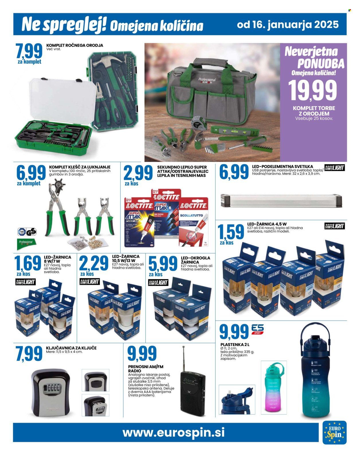 EuroSpin katalog - 16.1.2025 - 22.1.2025. Stran 15
