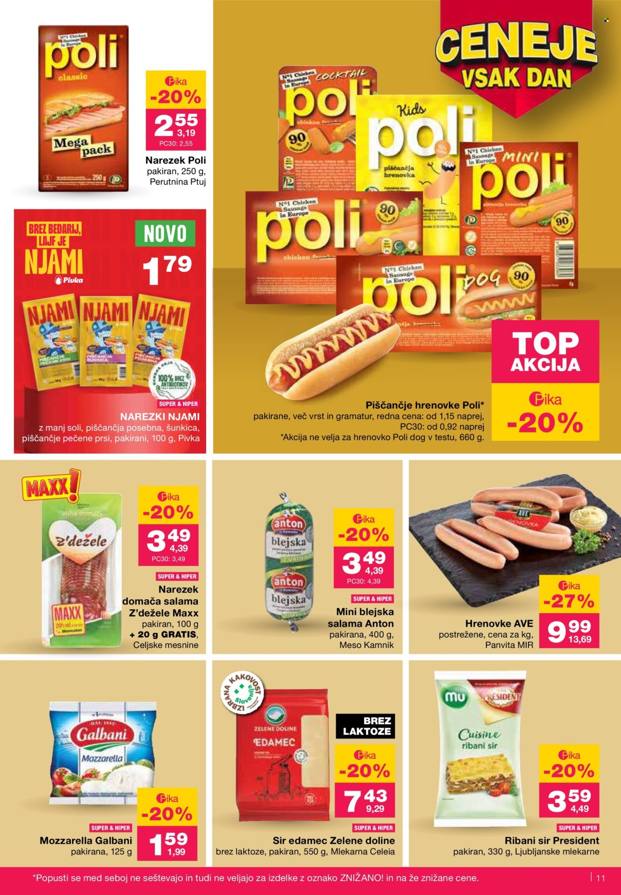 Mercator katalog - 16.1.2025 - 22.1.2025. Stran 11