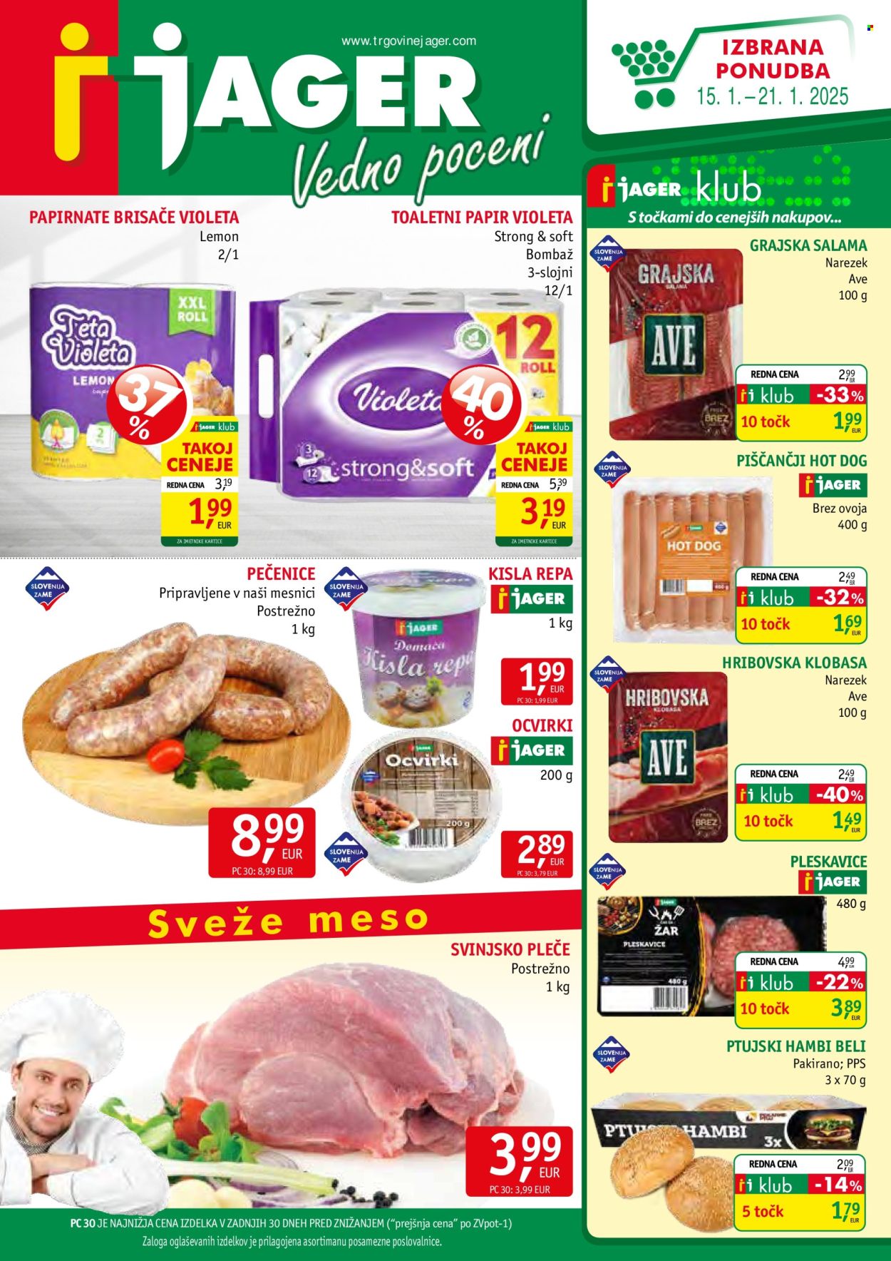 JAGER katalog - 15.1.2025 - 21.1.2025. Stran 1