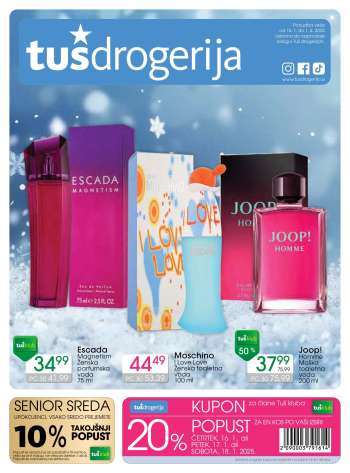 Tuš Drogeria katalog - 15.1.2025 - 1.2.2025.