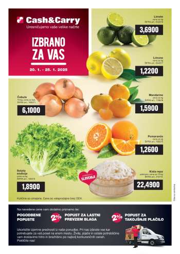Mercator Cash & Carry katalog - 20.1.2025 - 25.1.2025.