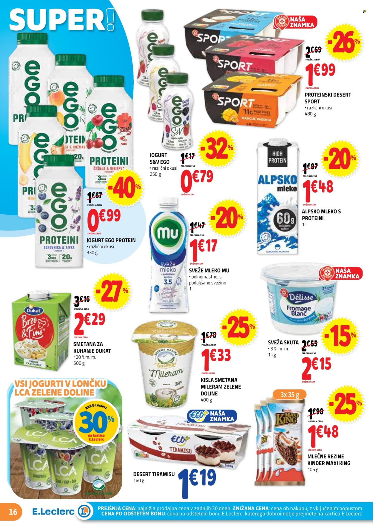 E.Leclerc katalog - 22.1.2025 - 1.2.2025. Stran 16