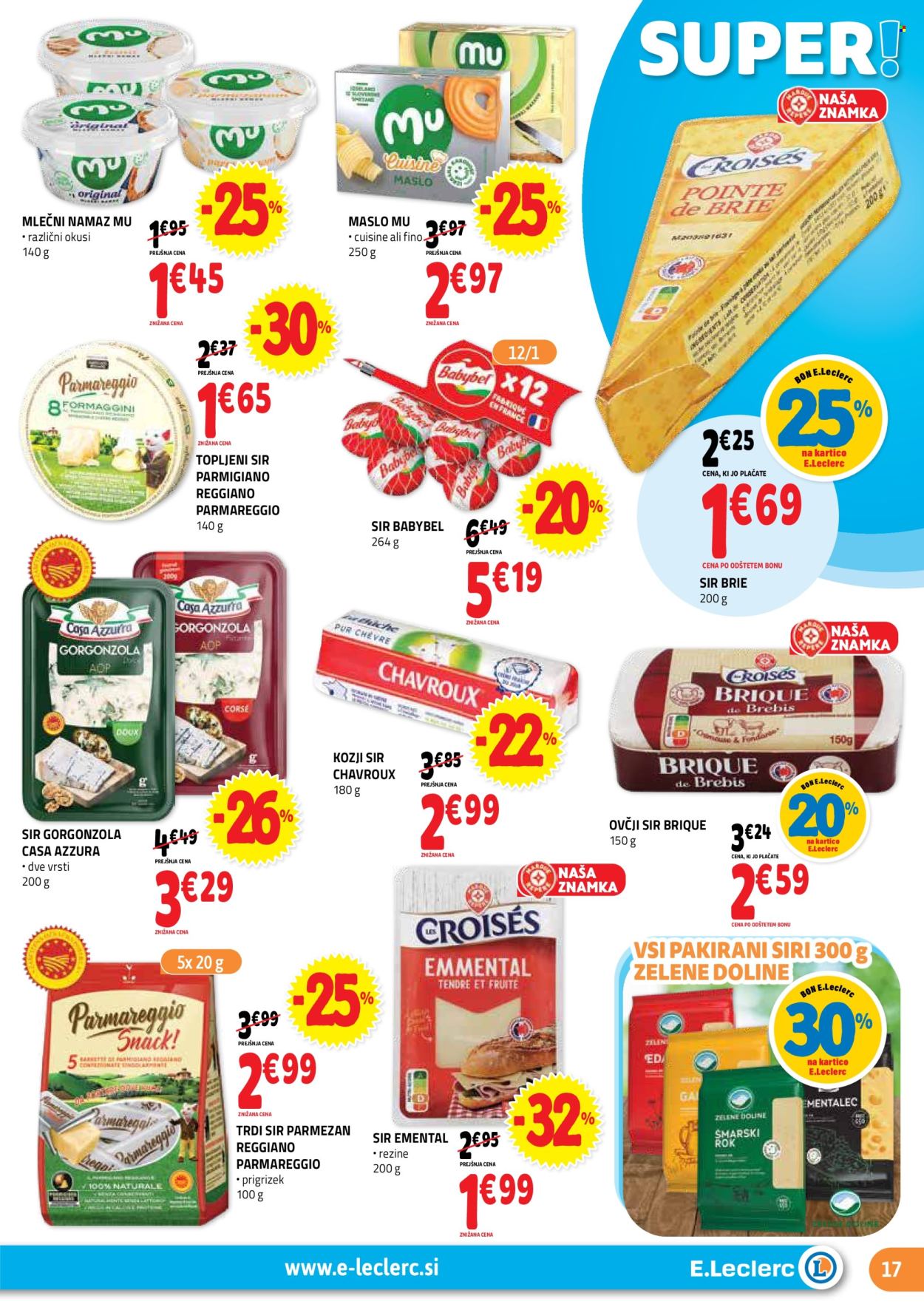 E.Leclerc katalog - 22.1.2025 - 1.2.2025. Stran 17