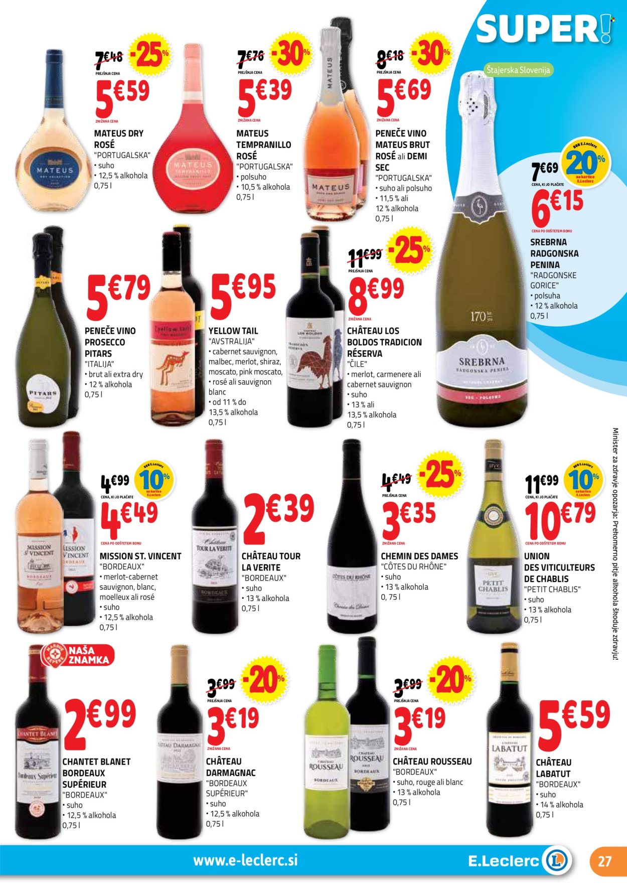 E.Leclerc katalog - 22.1.2025 - 1.2.2025. Stran 27