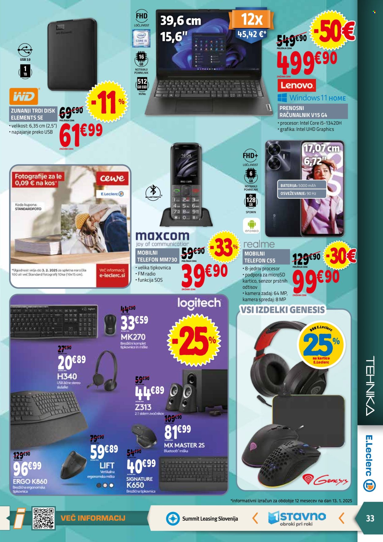 E.Leclerc katalog - 22.1.2025 - 1.2.2025. Stran 33