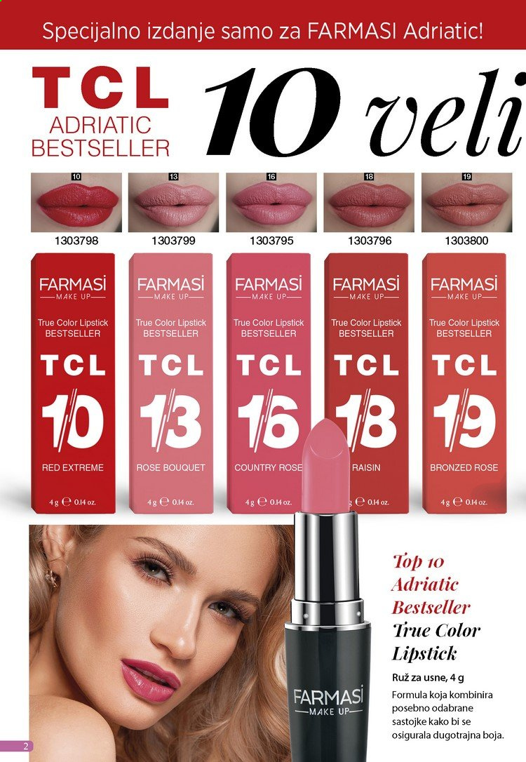 thumbnail - Farmasi katalog - 01.02.2021. - 28.02.2021. - Sniženi proizvodi - lipstick, makeup, ruž za usne. Stranica 2.