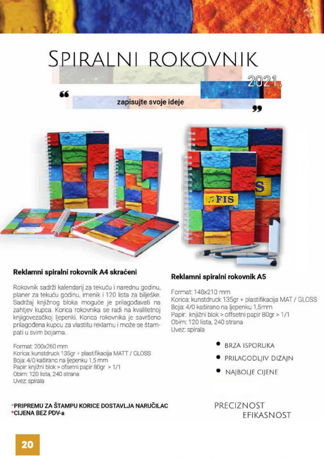 FIS katalog. Stranica 20