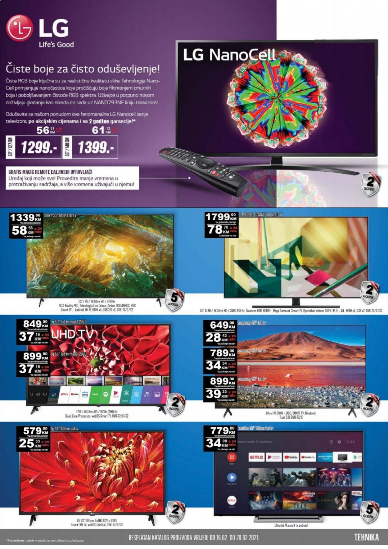 thumbnail - Prodex katalog - 16.02.2021. - 28.02.2021. - Sniženi proizvodi - led, koji, LG, Samsung. Stranica 19.