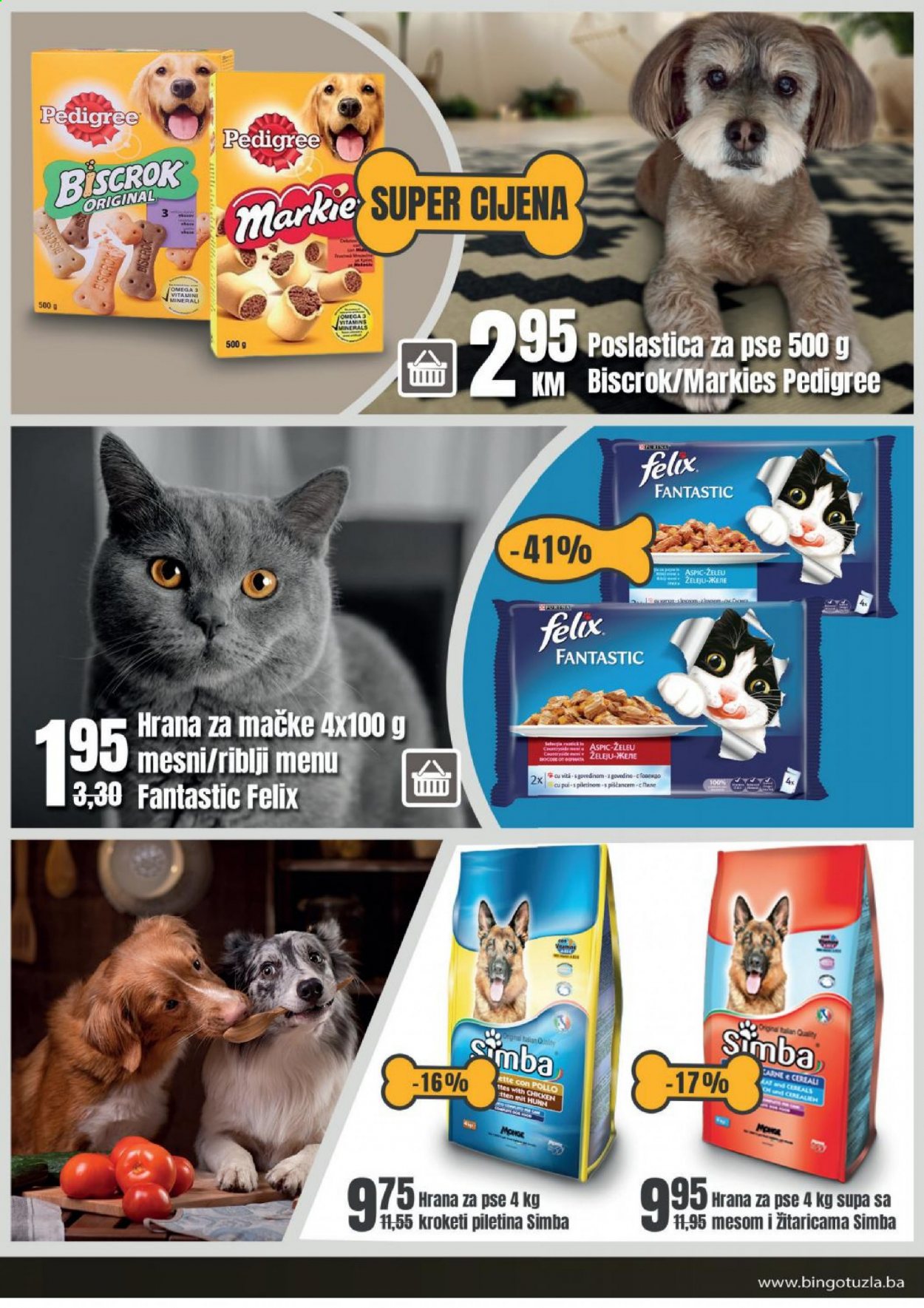 thumbnail - Bingo katalog - 20.02.2021. - 26.02.2021. - Sniženi proizvodi - Pedigree, hrana za pse, hrana za mačke, Omega-3. Stranica 3.
