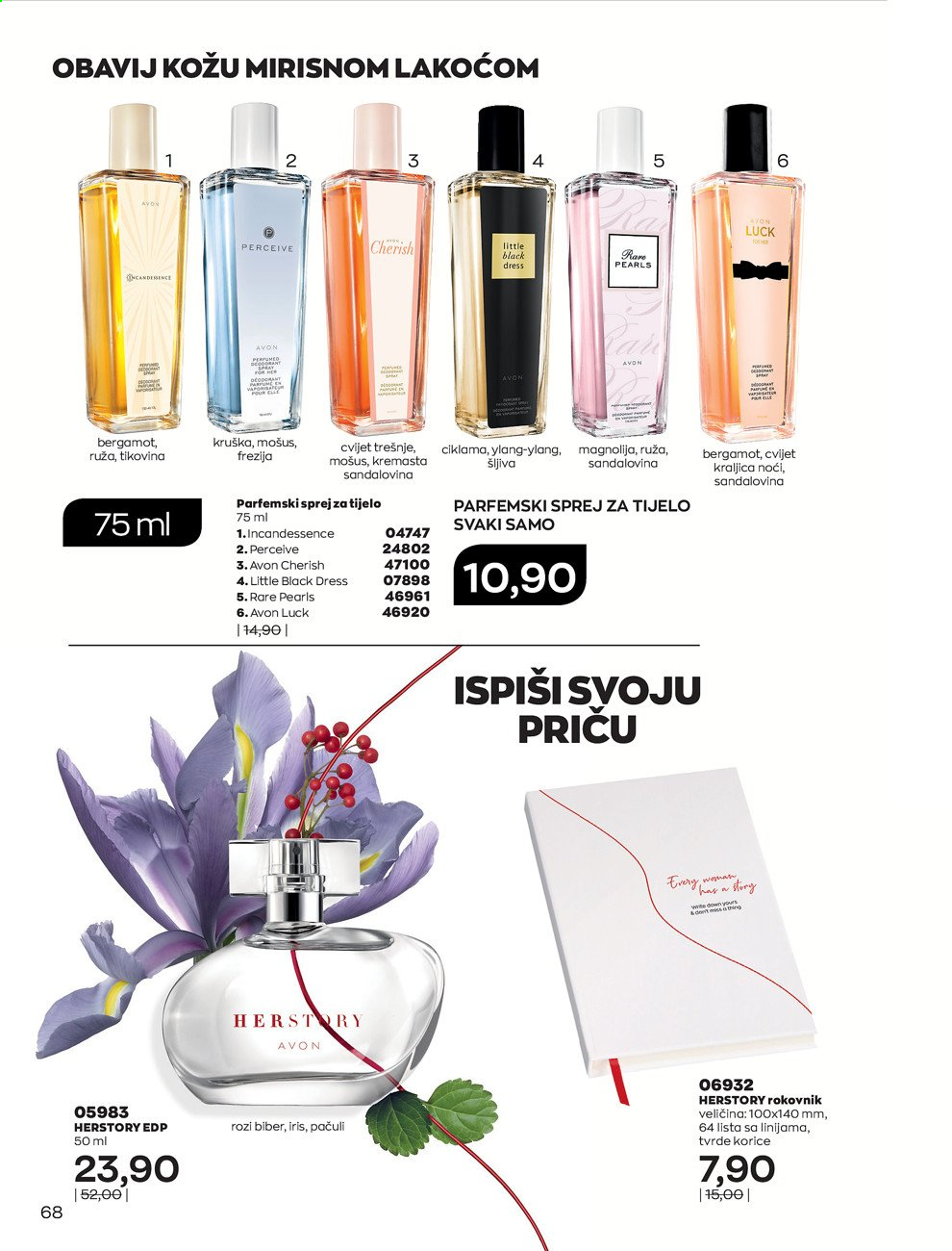 thumbnail - Avon katalog - 01.04.2021. - 30.04.2021. - Sniženi proizvodi - eau de parfum, Rare. Stranica 68.