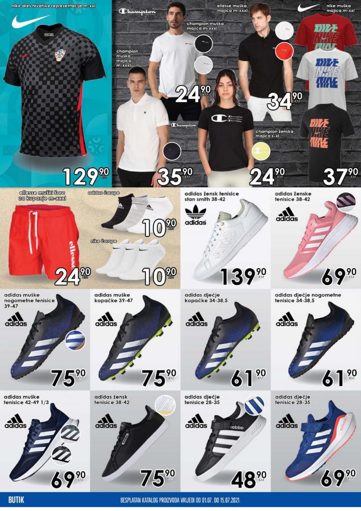 thumbnail - Prodex katalog - 01.07.2021. - 15.07.2021. - Sniženi proizvodi - Adidas, Nike, čarape. Stranica 12.