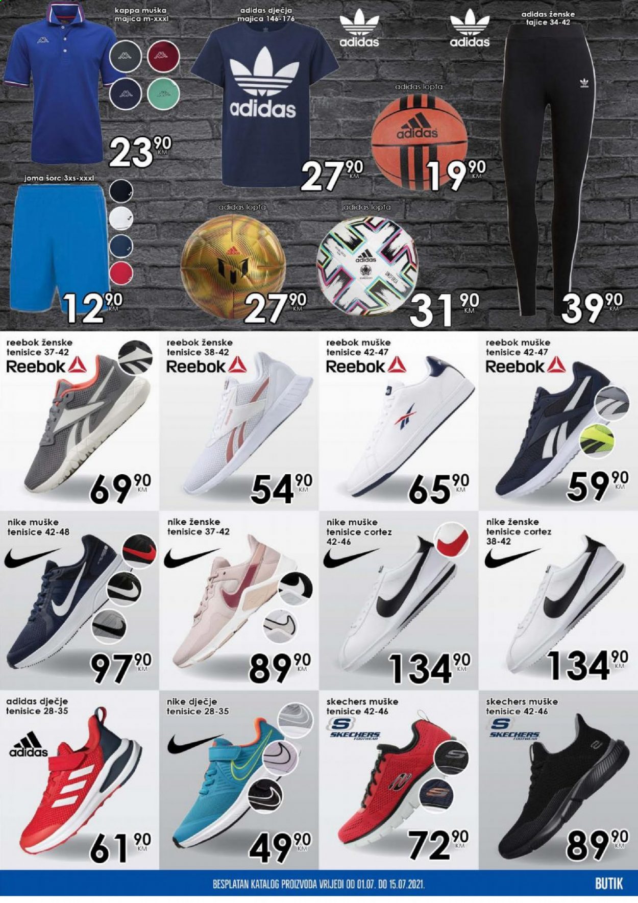 thumbnail - Prodex katalog - 01.07.2021. - 15.07.2021. - Sniženi proizvodi - Adidas, Nike, Reebok. Stranica 13.