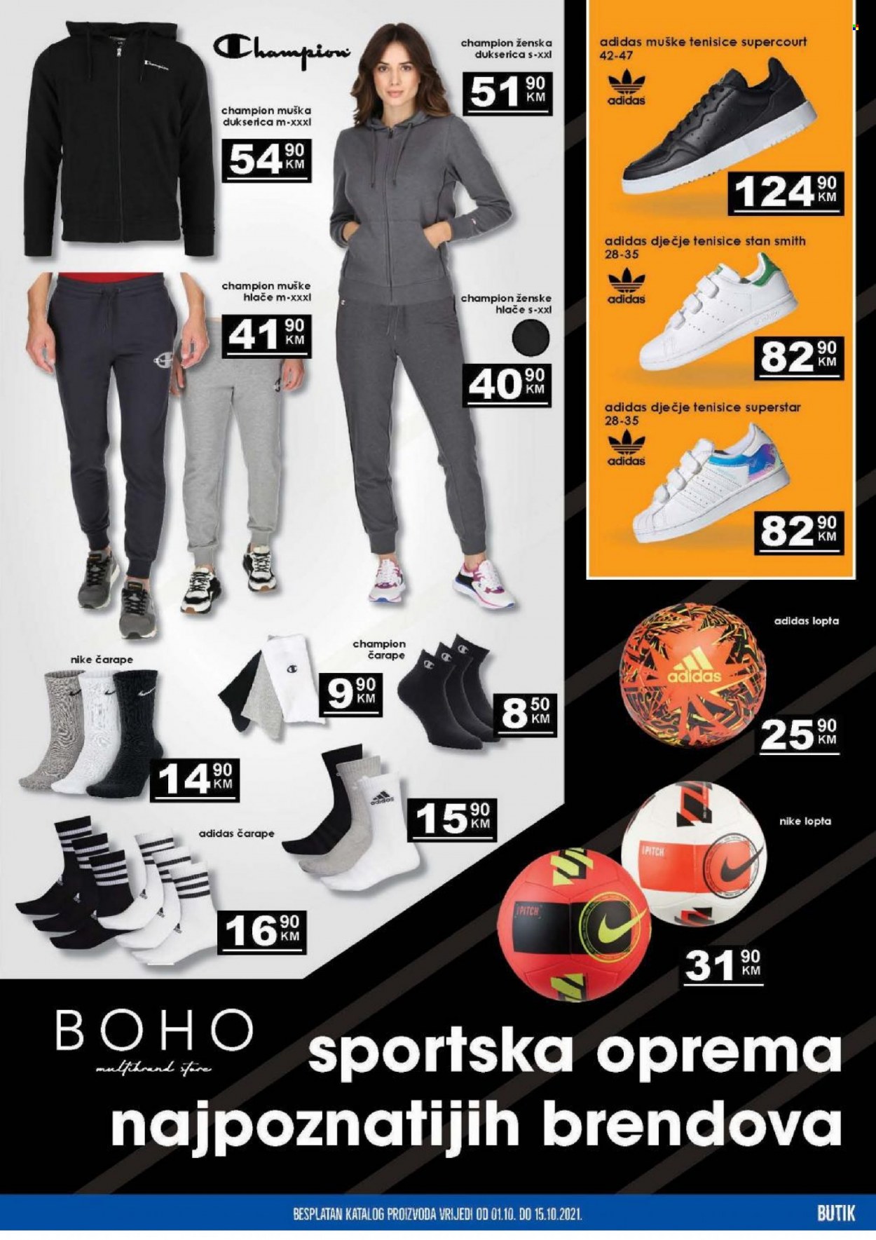 thumbnail - Prodex katalog - 01.10.2021. - 15.10.2021. - Sniženi proizvodi - Adidas, Nike, hlače, čarape. Stranica 13.