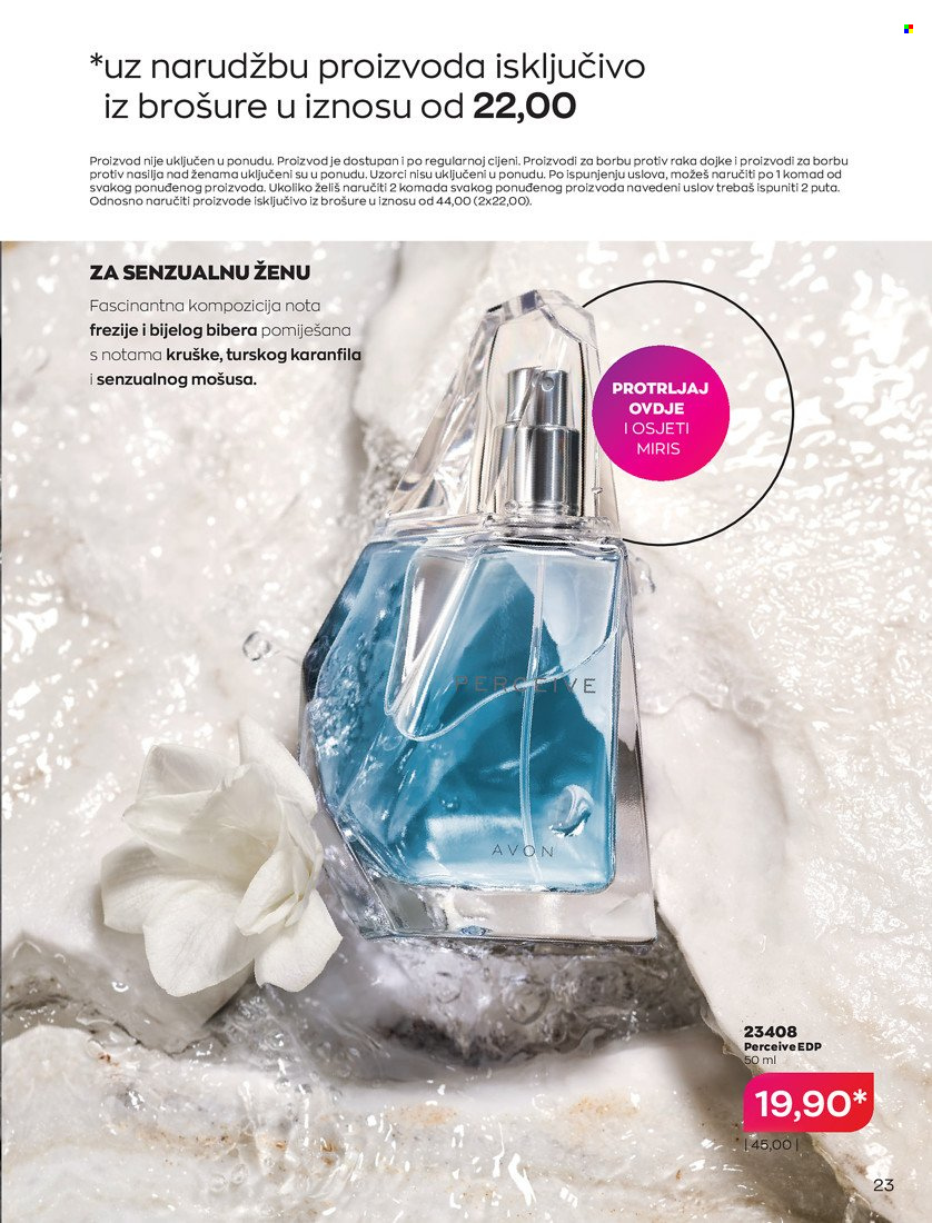 thumbnail - Avon katalog - 01.10.2021. - 31.10.2021. - Sniženi proizvodi - eau de parfum. Stranica 23.