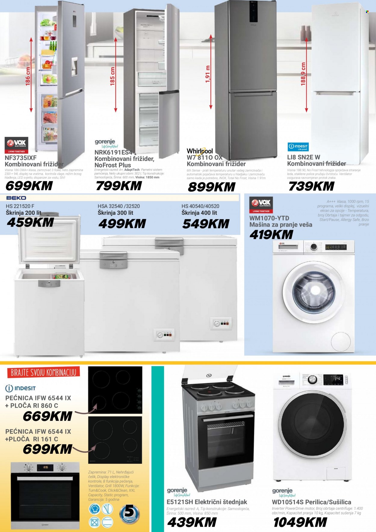 thumbnail - Domod katalog - 07.10.2021. - 26.10.2021. - Sniženi proizvodi - frižider, kombinovani frižider, sušilica, ventilator. Stranica 4.
