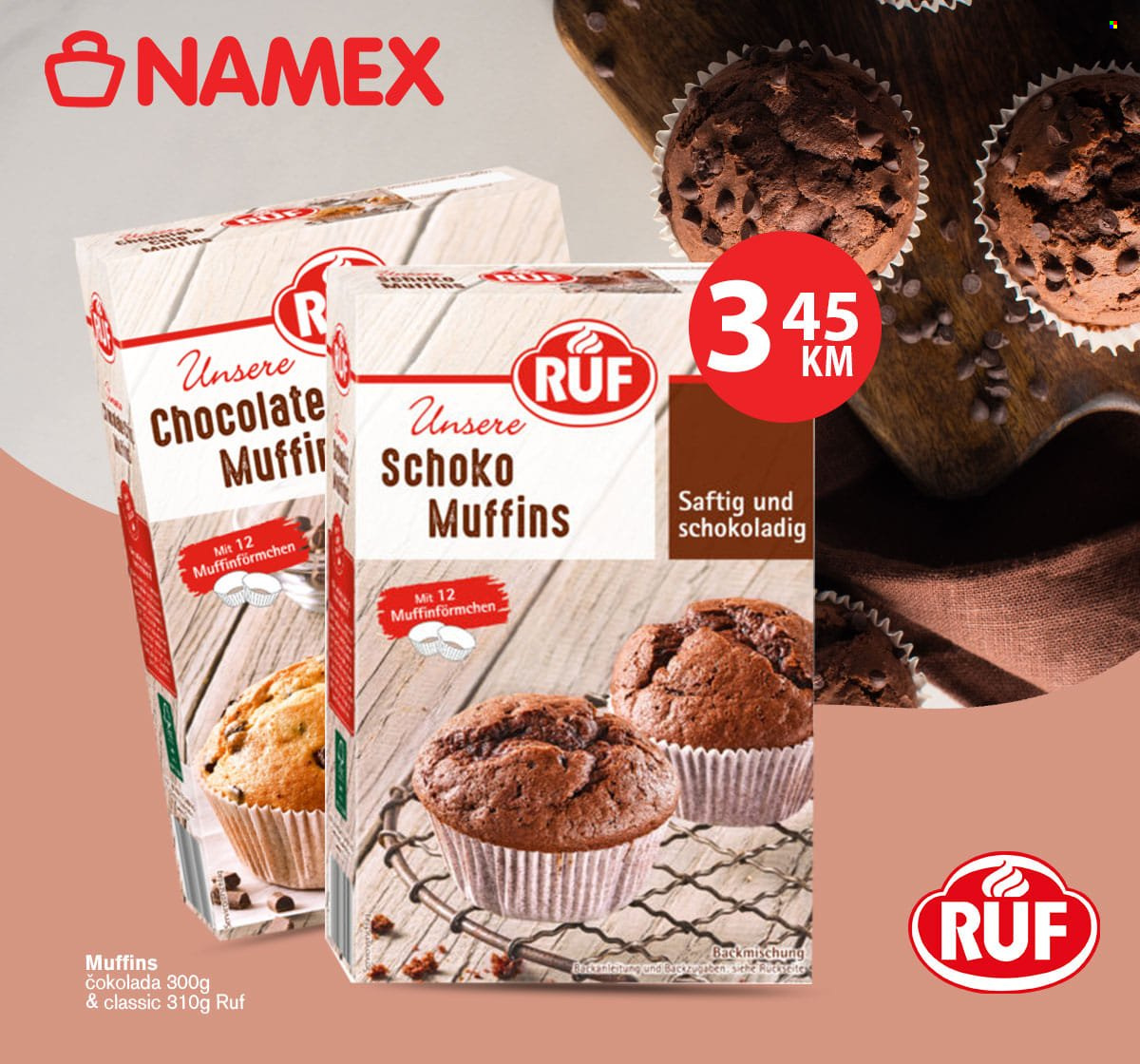 thumbnail - Namex katalog - Sniženi proizvodi - muffins, čokolada. Stranica 1.