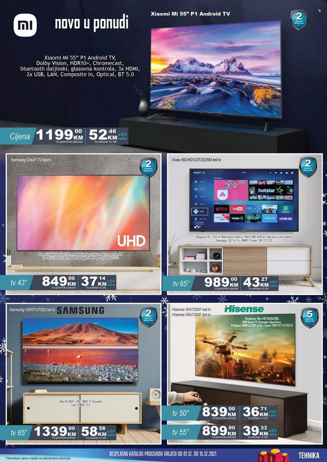 thumbnail - Prodex katalog - 01.12.2021. - 15.12.2021. - Sniženi proizvodi - led, Vivax, Xiaomi, Samsung. Stranica 31.