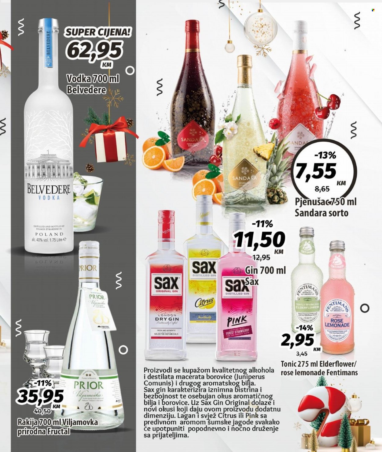 thumbnail - Bingo katalog - 14.12.2021. - 09.01.2022. - Sniženi proizvodi - koji, gin, vodka, rakija. Stranica 25.