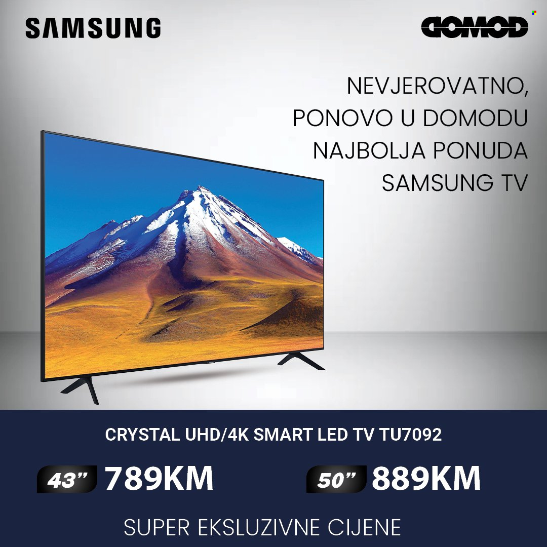 thumbnail - Domod katalog - Sniženi proizvodi - Samsung, LED TV, televizor, uhd. Stranica 1.