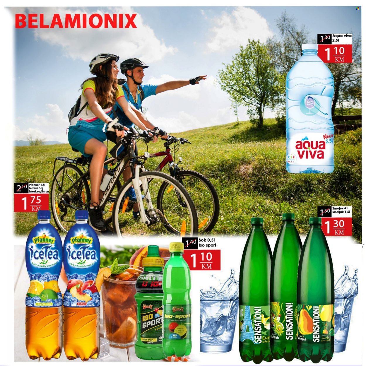 thumbnail - Belamionix katalog - 16.06.2022. - 29.06.2022. - Sniženi proizvodi - energy drink, Pfanner, čaj, ledeni čaj. Stranica 7.