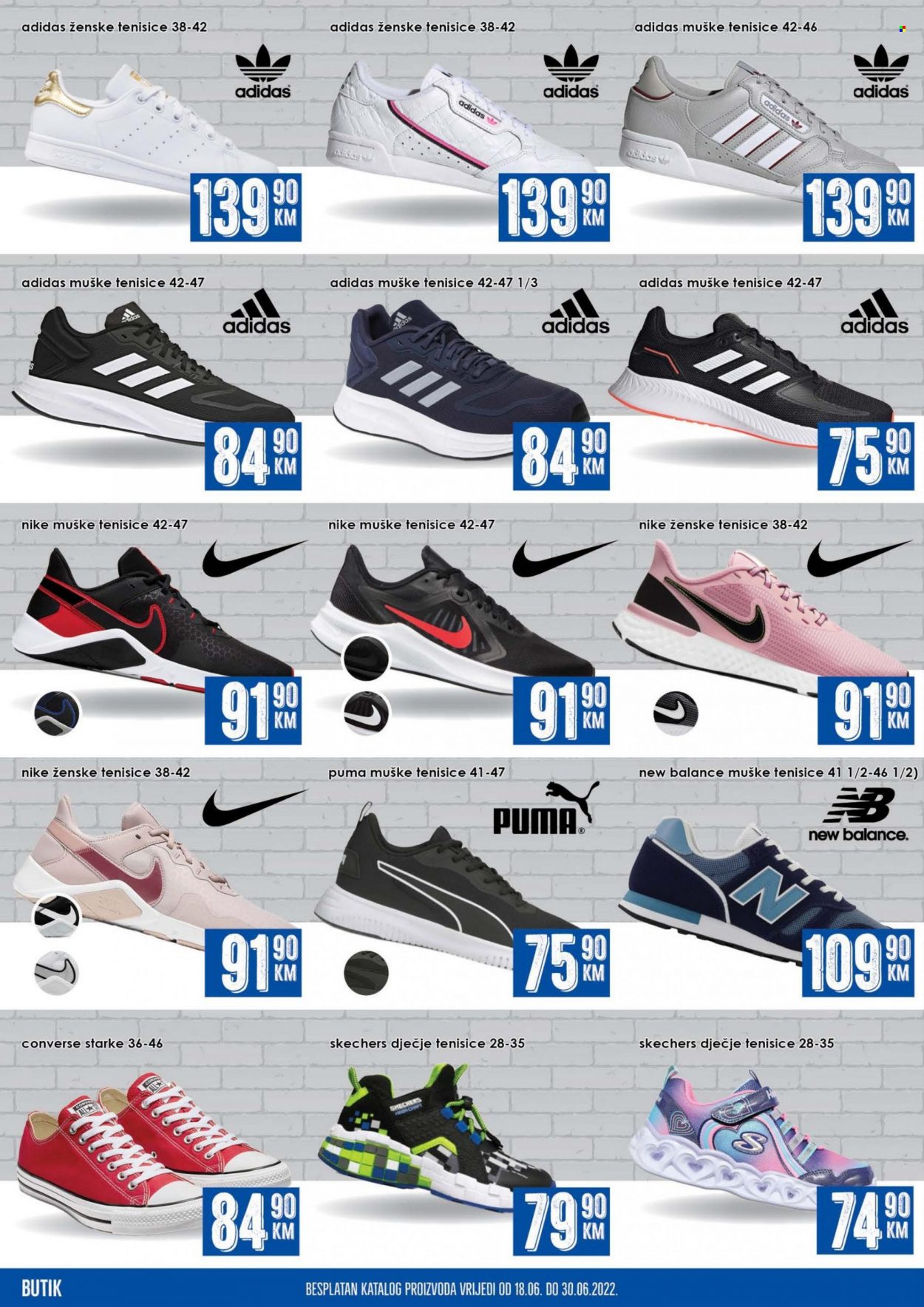 thumbnail - Prodex katalog - 18.06.2022. - 30.06.2022. - Sniženi proizvodi - Adidas, Puma, Converse, Nike. Stranica 10.