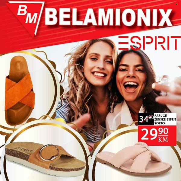 thumbnail - Belamionix katalog - Sniženi proizvodi - Esprit, papuče. Stranica 1.
